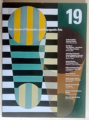 The Journal of Decorative and Propaganda Arts, 1875-1945. No 19, Swiss Theme Issue