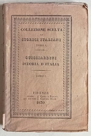 Istoria d'Italia di Francesco Guicciardini gentiluomo fiorentino.