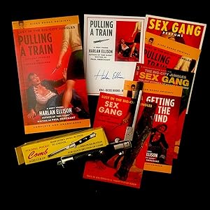PULLING A TRAIN (limited edition paperback, w/ signed bookplate, switchblade comb, & postcards)