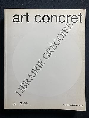 ART CONCRET-CATALOGUE EXPOSITION-ESPACE DE L'ART CONCRET-2 JUILLET-29 OCTOBRE 2000