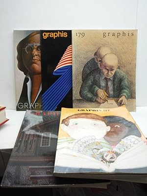 Graphis, 5 issues, No. 177-181