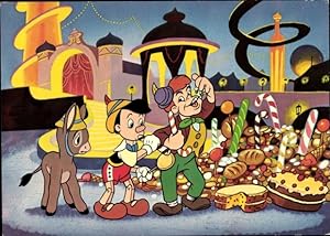 Ansichtskarte / Postkarte Walt Disney, Pinocchio, Lampwick, Lustige Insel