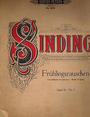 Fruhlingsrauschen - Gazouillement du Printemps - Rustle of Spring - Piano Opus 32 no. 3