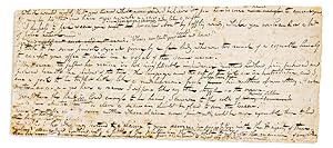AUTOGRAPH MANUSCRIPT (AMs) From THE WATER WITCH