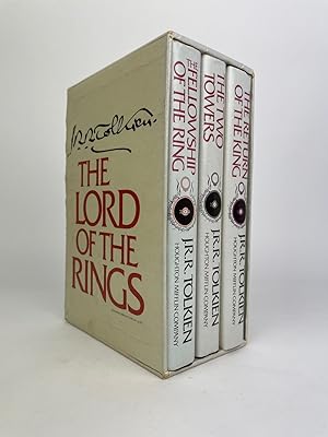 The Lord of the Rings JRR Tolkien Signature set from 1978, by Houghton Mifflin