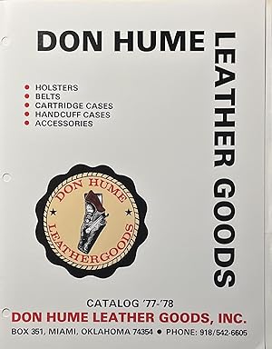 Don Hume Leather Goods Catalog '77-'78
