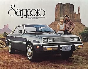 Sapporo. The new sophisticated car from Plymouth
