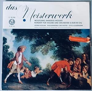 Violinkonzert Nr. 3 G-dur KV 216 [Vinyl]. Philharmonia Orchester London. Dirigiert von Otto Acker...