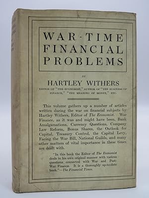 WAR-TIME FINANCIAL PROBLEMS