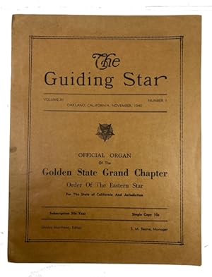The Guiding Star Volume XI, Number 1 (Novermber, 1940)