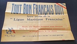 Affiche Ligue Maritime Française
