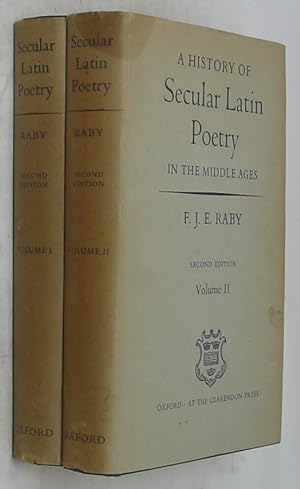A History of Secular Latin Poetry in the Middle Ages (Two Volume Set)