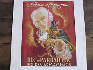 COMPOSITION 20 ème PUBLICITE ARMAGNAC DUC DE PARDAILHAC
