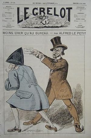 JOURNAL LE GRELOT PAR LE PETIT MOINS CHER QU' AU BUREAU N° 160 du 3 MAI 1874