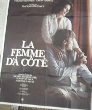 AFFICHE LA FEMME D' A CÔTE FILM DE TRUFFAUT DEPARDIEU IMPRIMERIE LALANDE-COURBET