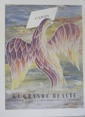 COMPOSITION COULEUR 20ème PUBLICITE LA GRANDE BEAUTE CARON