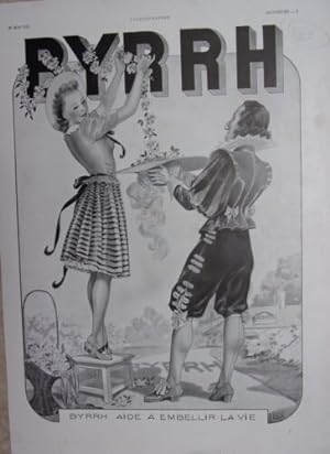 COMPOSITION 20 MAI 1939 PUBLICITE BYRRH - BYRRH AIDE EMBELLIR LA VIE