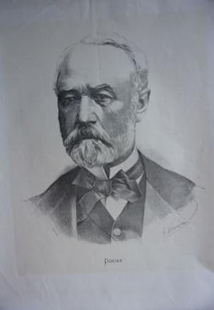 LITHOGRAPHIE DU PANTHEON REPUBLICAIN 1874 PIERRE DORIAN HOMME POLITIQUE