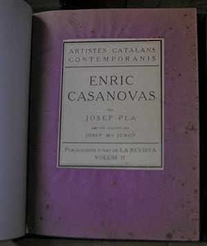 ENRIC CASANOVAS. Amb un colofó per Josep Mª. Junoy. Trenta reproduccions d'escultures i dibuixos....