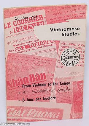 Vietnamese Studies: Facts and Events Series. October 1965