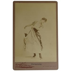Carmencita [Carmen Dauset Moreno] [Cabinet Card Photograph]