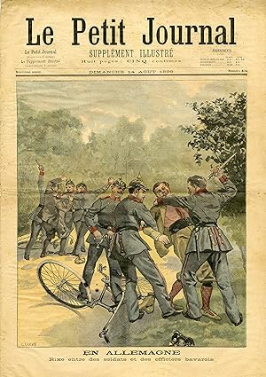 "LE PETIT JOURNAL N°404 du 14/8/1898" EN ALLEMAGNE : Rixe entre des soldats et des officiers bava...
