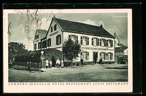Carte postale Lemberg, Hotel-Restaurant Louis Heitzmann