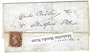 Unusual 1842 Full letter / Envelope from Charles Bailey to Charles Bailey re G. Lampard of Winche...
