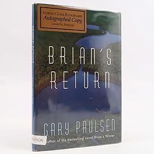 Brian's Return by Gary Paulsen (Delacorte, 1999) Signed 2nd Printing