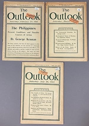 Three Issues of: "The Outlook - A Weekly Newspaper" 1901/1901/1902