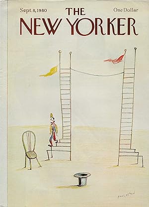 The New Yorker September 8, 1980 Paul Degen FRONT COVER ONLY