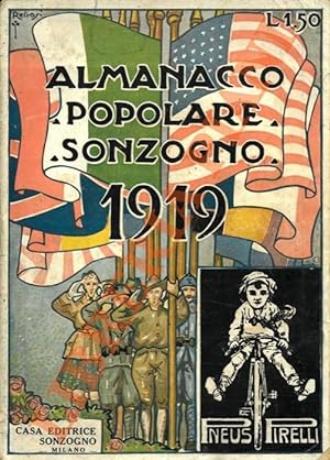 Almanacco popolare Sonzogno 1919.