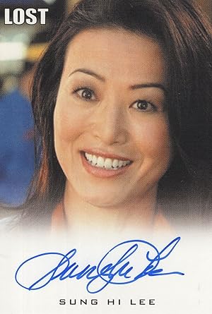 Sung Hi Lee Lost TV Show Hand Signed Official Autograph Card