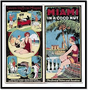 Miami In A Coco Nut. The Land of Palms and Sunshine [Title from back panel: 'Seven Days in Miami']