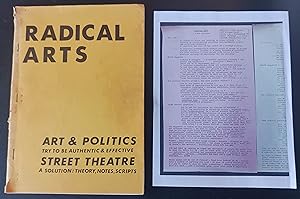 Radical Arts. Art & Politics Try to Be Authentic & Effective. Street Theatre. A Solution: Theory,...