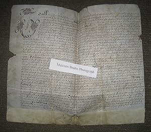 1625 legal document re the Gibbs / Gibbes Family, Sir HenryGibbes, Edward Gibbes in Honington, Wa...