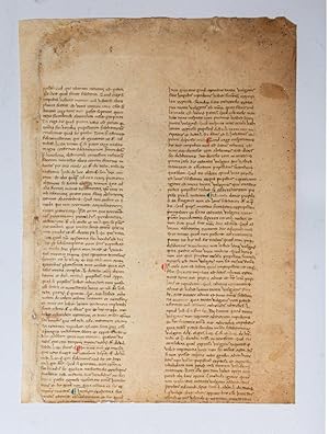 Leaf from Baldo degli Ubaldi (1327 1400), Sextum codicis librum commentaria in Latin, manuscript ...