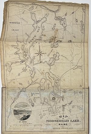 Map of Moosehead Lake, Maine