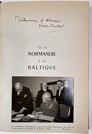 DE LA NORMANDIE A LA BALTIQUE, Dédicacé par Montgomery