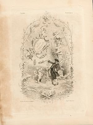 Eaux-Fortes pour illustrer les Contes de Cazotte. Compositions et Gravures de A. Géry-Bichard. Pe...