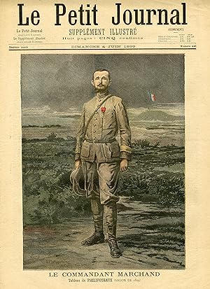 "LE PETIT JOURNAL N°446 du 4/6/1899" LE COMMANDANT MARCHAND (Tableau de PHILIPOTEAUX) / GRÈVE DES...