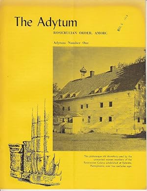 The Adytum, Rosicrucian Order, AMORC. Numbers One, Two & Three - 3 Monographs [SCARCE]