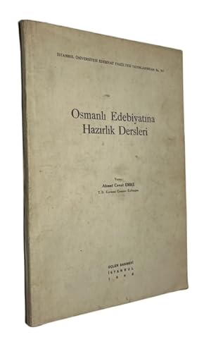 Osmanli Edebiyatina Hazirlik Dersleri