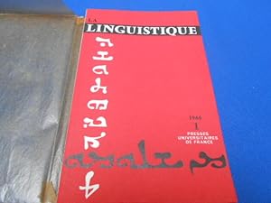 La Linguistique . N°1