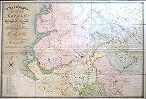 G. Bradshaw's Map of Canals Situated in the Counties of Lancaster, York, Derby & Chester; Shewing...