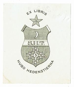 Ex libris S.H.T. Hugo Hedenstierna.