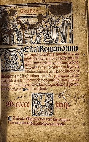 Gesta Romanorum cum applicationibus moralisatis ac mysticis de virtutibus et vitiis [.]