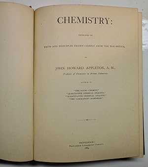 Chemistry. Developed by facts and principles drawn chiefly from the non-metals