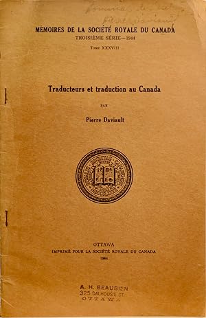 Traducteurs et traduction au Canada