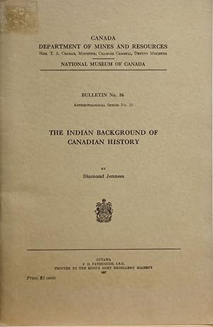 The Indian Background of Canadian history